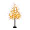 4ft. Pre-Lit Autumn Maple Artificial Fall Tree with Berries and 60 Warm White LED Lights